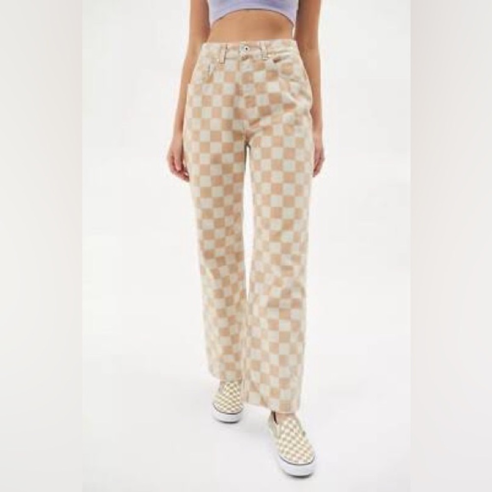 The Ragged Priest Checkered Jeans - Picture 2 of 5